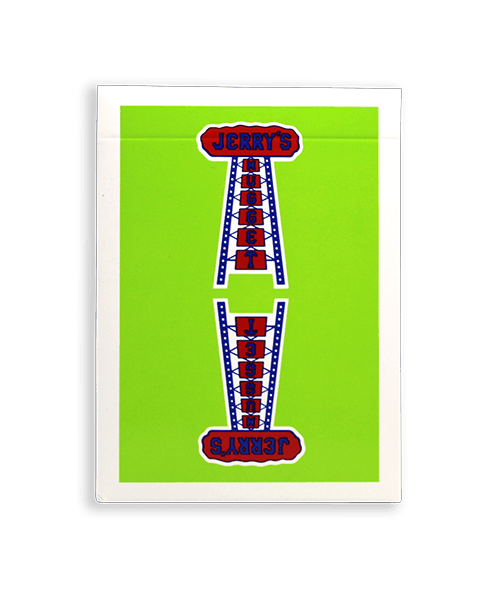 Vintage Green Jerry's Nuggets Playing Cards - Classic Casino Style for Poker, Magic Tricks & Card Games | Premium Collectible Deck for Cardistry & Game Nights