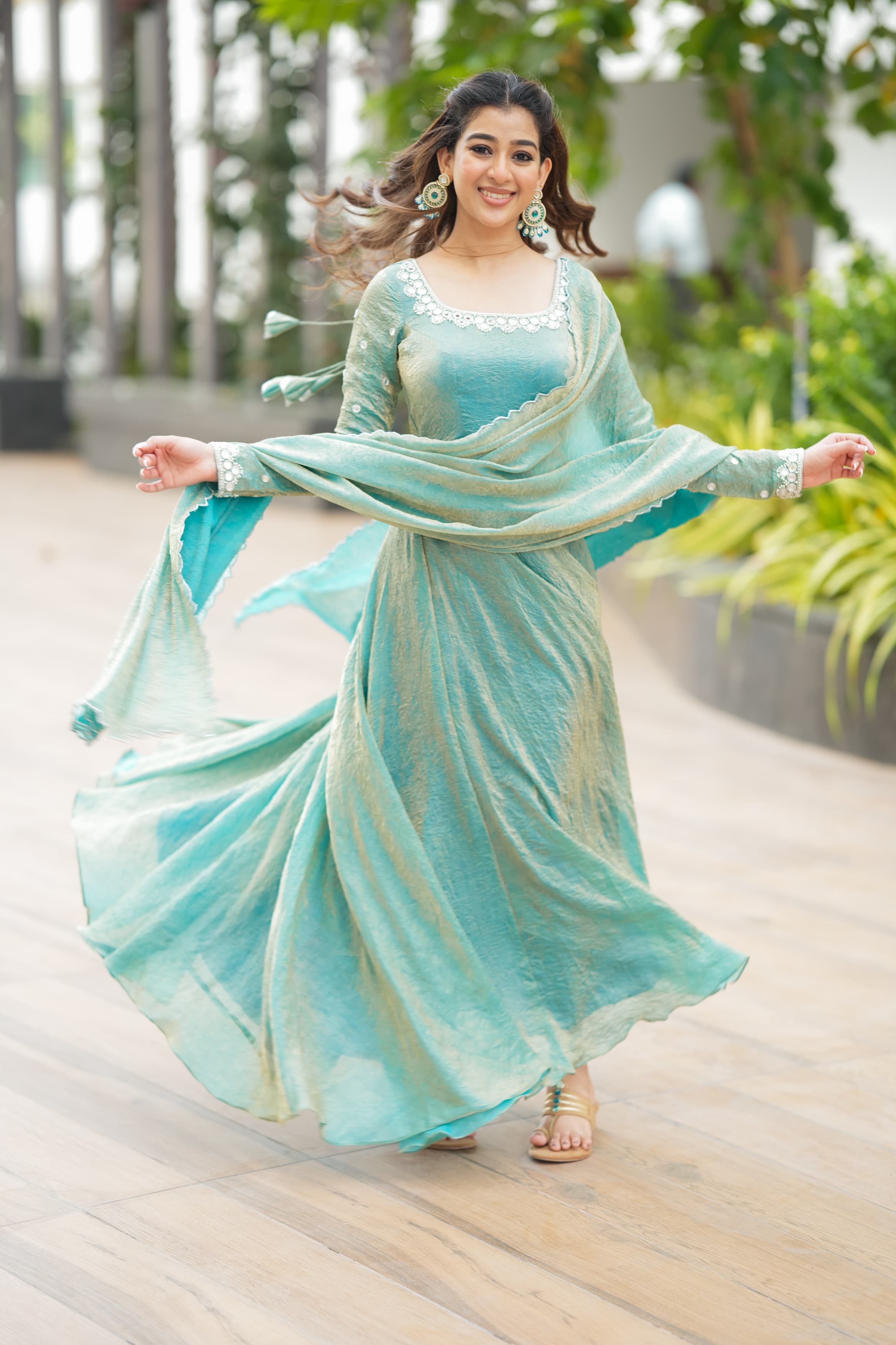 DD699 Shabana Premium Designer Anarkali Suit - Elegant Pakistani/Indian Party Wear for Women - Perfect for Weddings, Festivals & Special Occasions