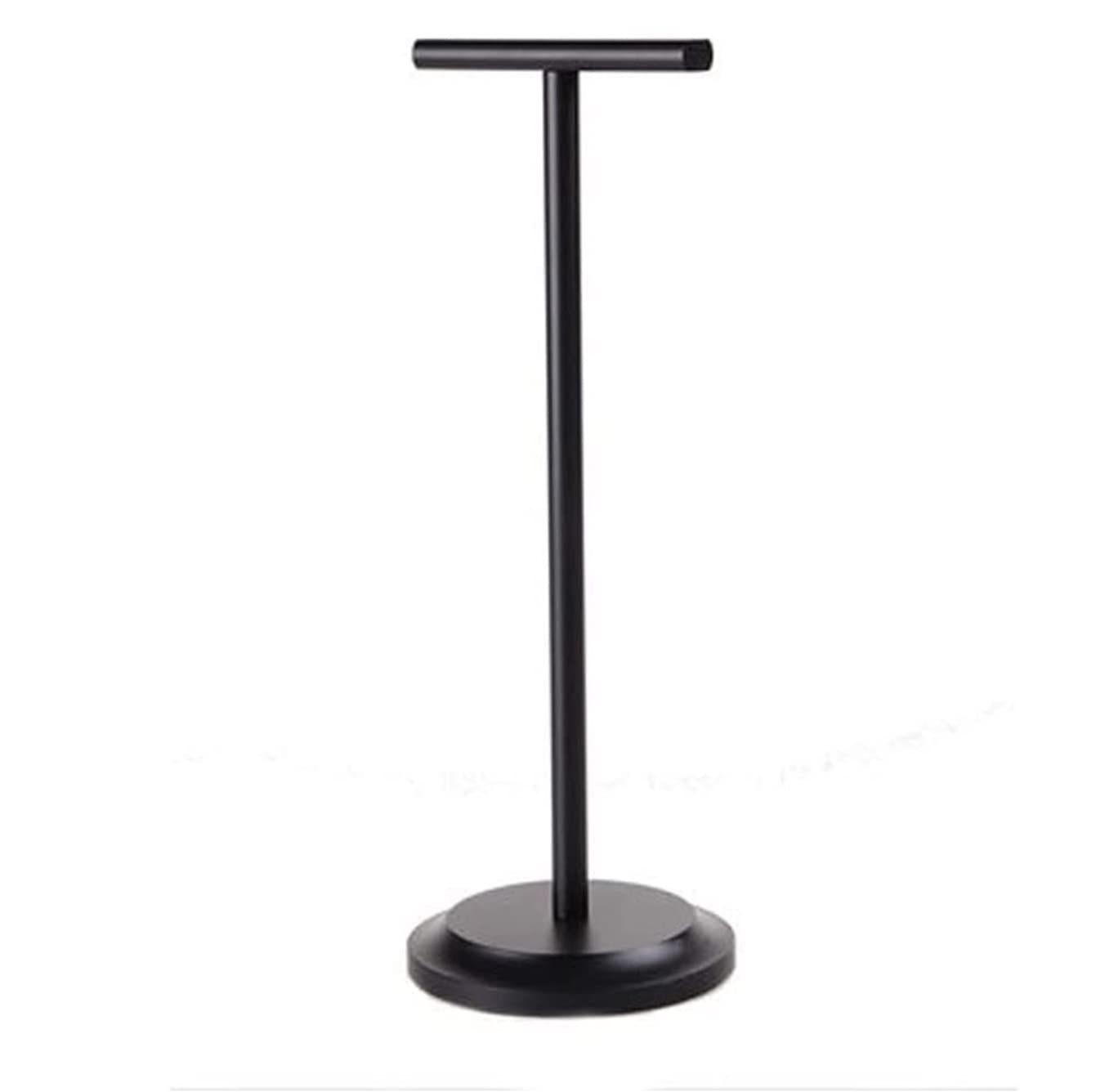 Premium Metal Gaming Headphone Stand - Universal Headset Holder for All Headphones (Black, Size B) | Durable Desk Organizer for Gamers, Streamers & Office Use
