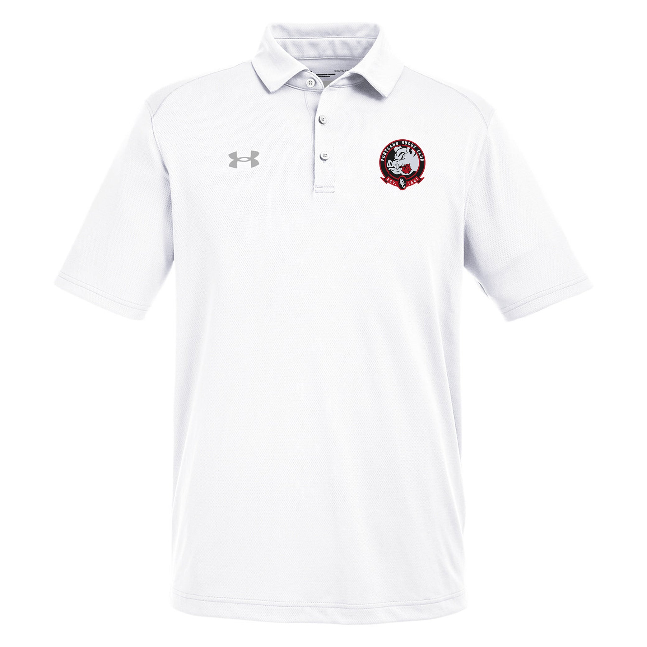 Portland Pigs Tech Polo Shirt for Men - Moisture Wicking, Breathable Performance Shirt for Golf, Work & Outdoor Activities