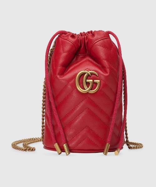 Gucci GG Matelassé Marmont Backpack Bag for Women - Genuine Leather Luxury Handbag in Hibiscus Red | Perfect for Travel, Work & Everyday Use