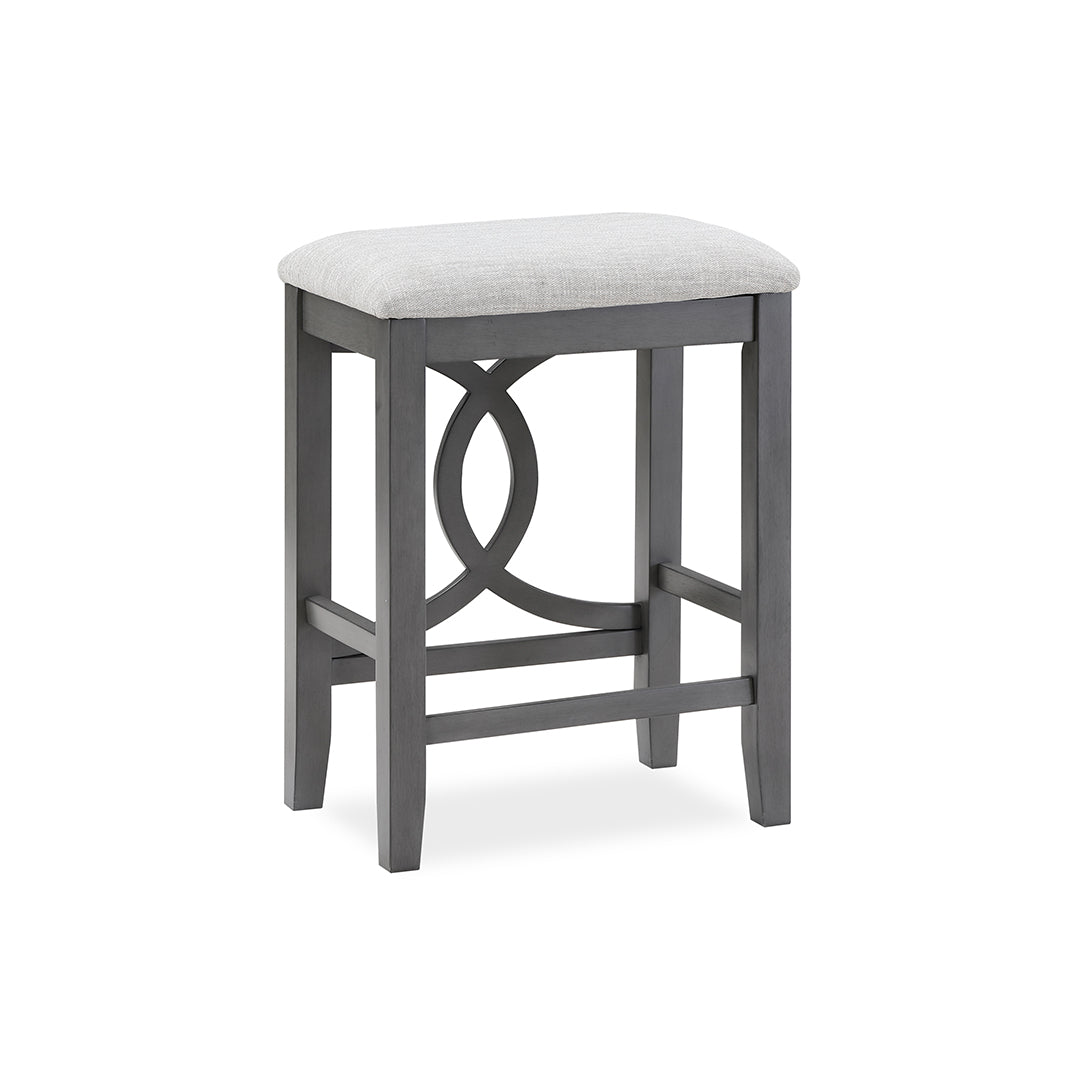 Bella Sofa Table with 2 Stools - Modern Gray Console Table for Living Room, Entryway & Small Spaces - Perfect for Coffee, Books & Decor Display