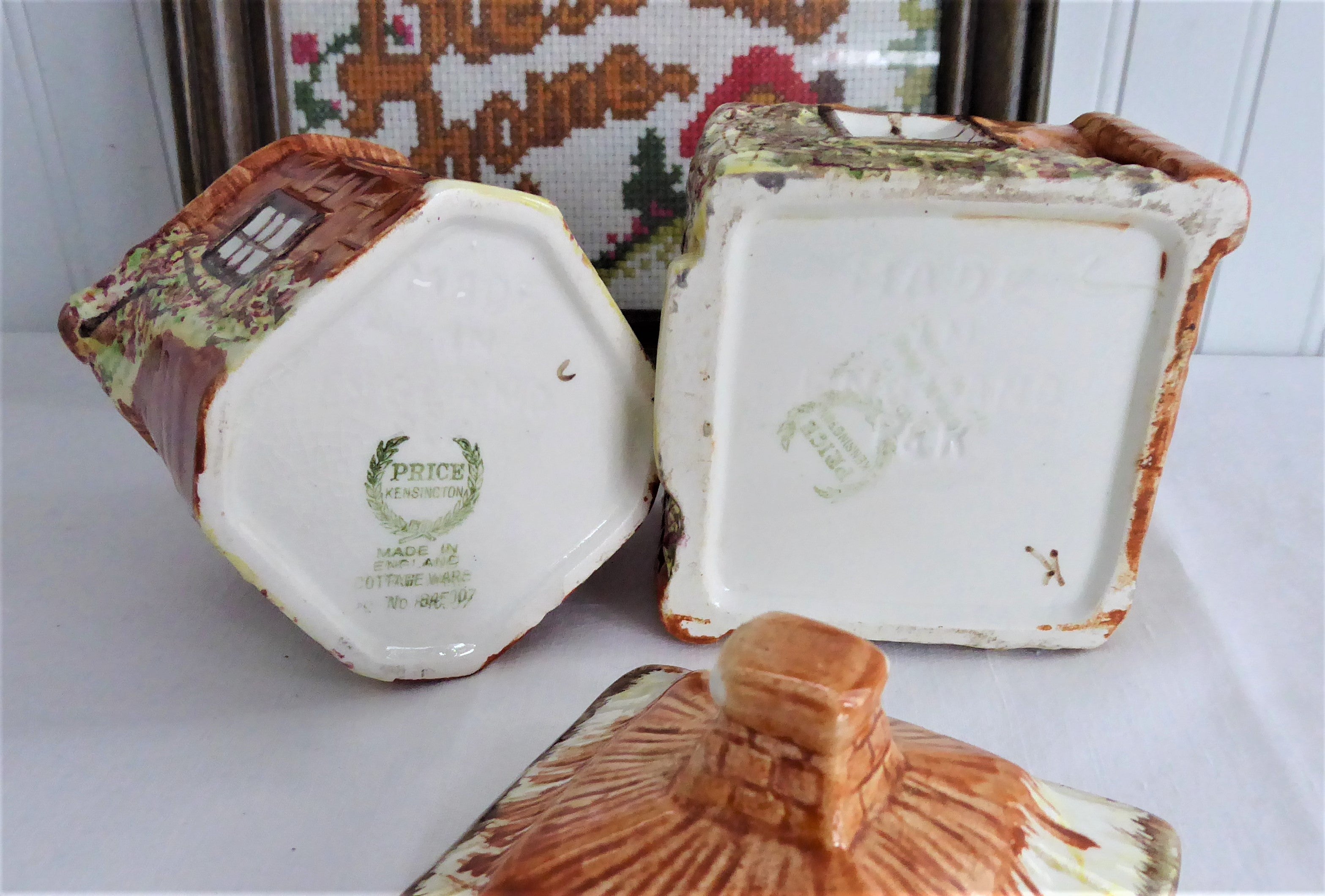Vintage Cottage Ware Cream and Sugar Set - Kensington Style 1940s-1950s Antique Kitchenware for Tea & Coffee Service | Perfect for Vintage Tea Parties, English Afternoon Tea, and Collectible Display