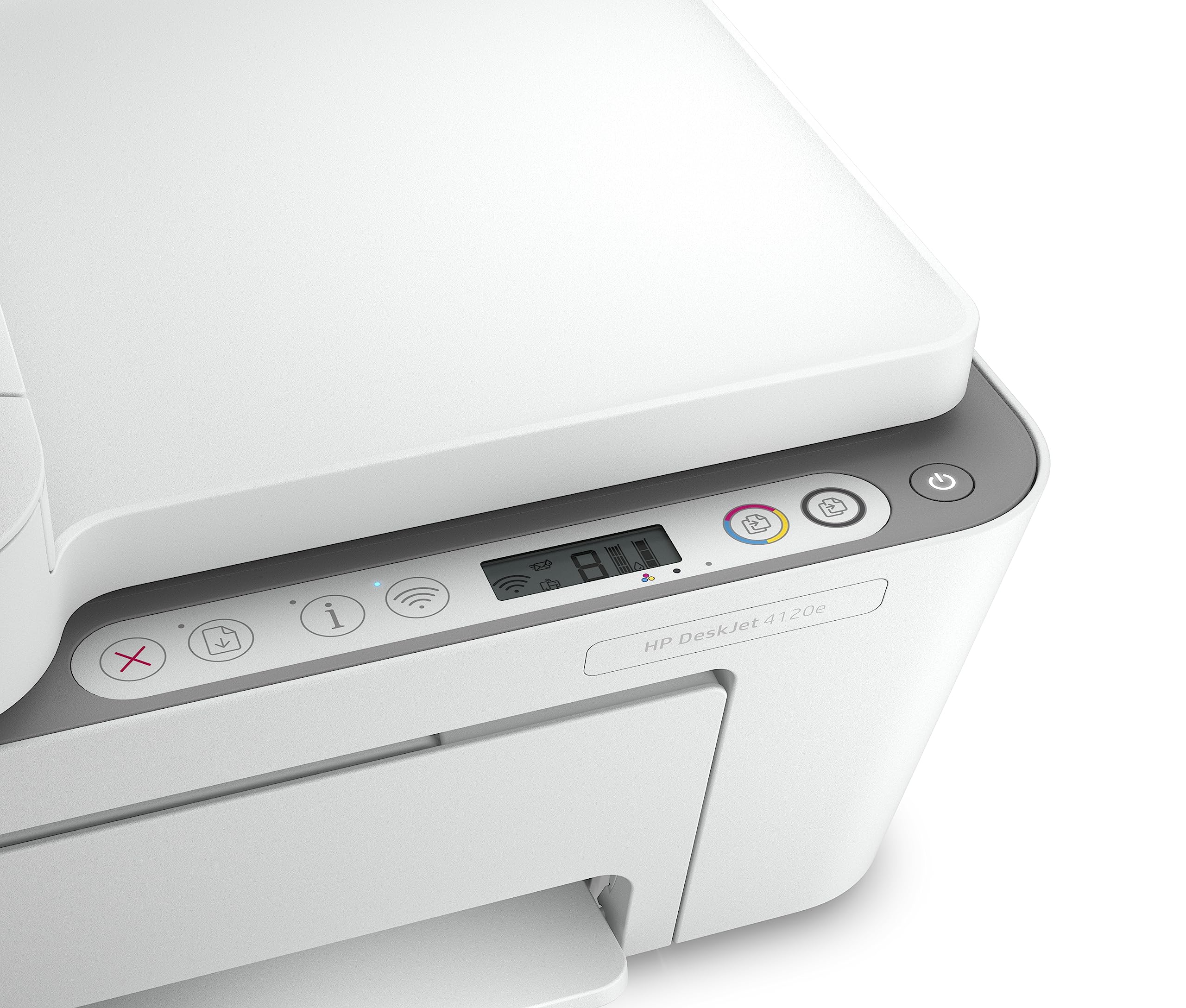 HP DeskJet 4120e All-in-One Wireless Printer with 6 Months Free HP Instant Ink | Print, Copy, Scan & Mobile Fax | Automatic Document Feeder & WiFi Connectivity | Ideal for Home Office & Small Business Use