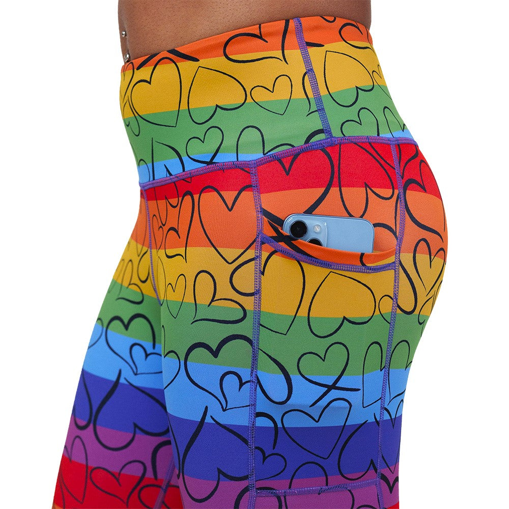 True Colors Leggings - High Waist Yoga Pants for Women, Soft & Stretchy Workout Leggings - Perfect for Yoga, Gym, Running & Lounge Wear