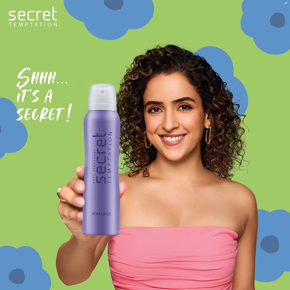 Secret Temptation Women's Romantic Body Spray - 150ml (Pack of 2) | Long-Lasting Fragrance for Date Night, Special Occasions & Daily Confidence Boost