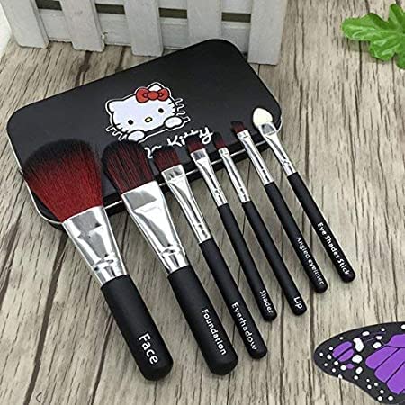 BLUSH18 Professional Makeup Brush Set with Storage Case & Blending Sponge - Black | Complete Cosmetic Kit for Foundation, Contouring & Eyeshadow Application | Perfect for Travel & Home Makeup Organization