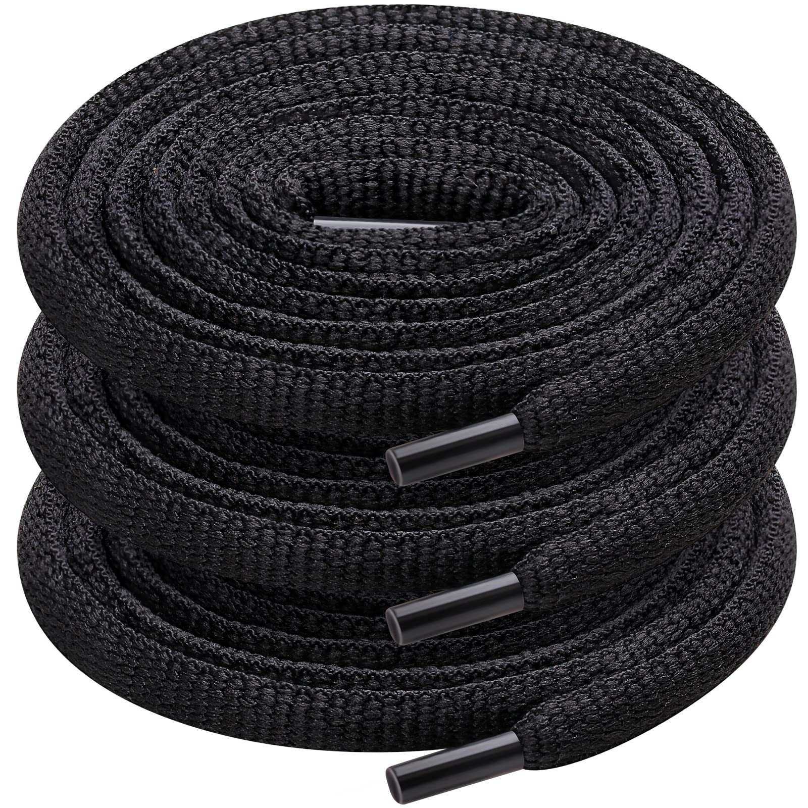 UpUGo 3-Pair Oval Shoe Laces - 1/4