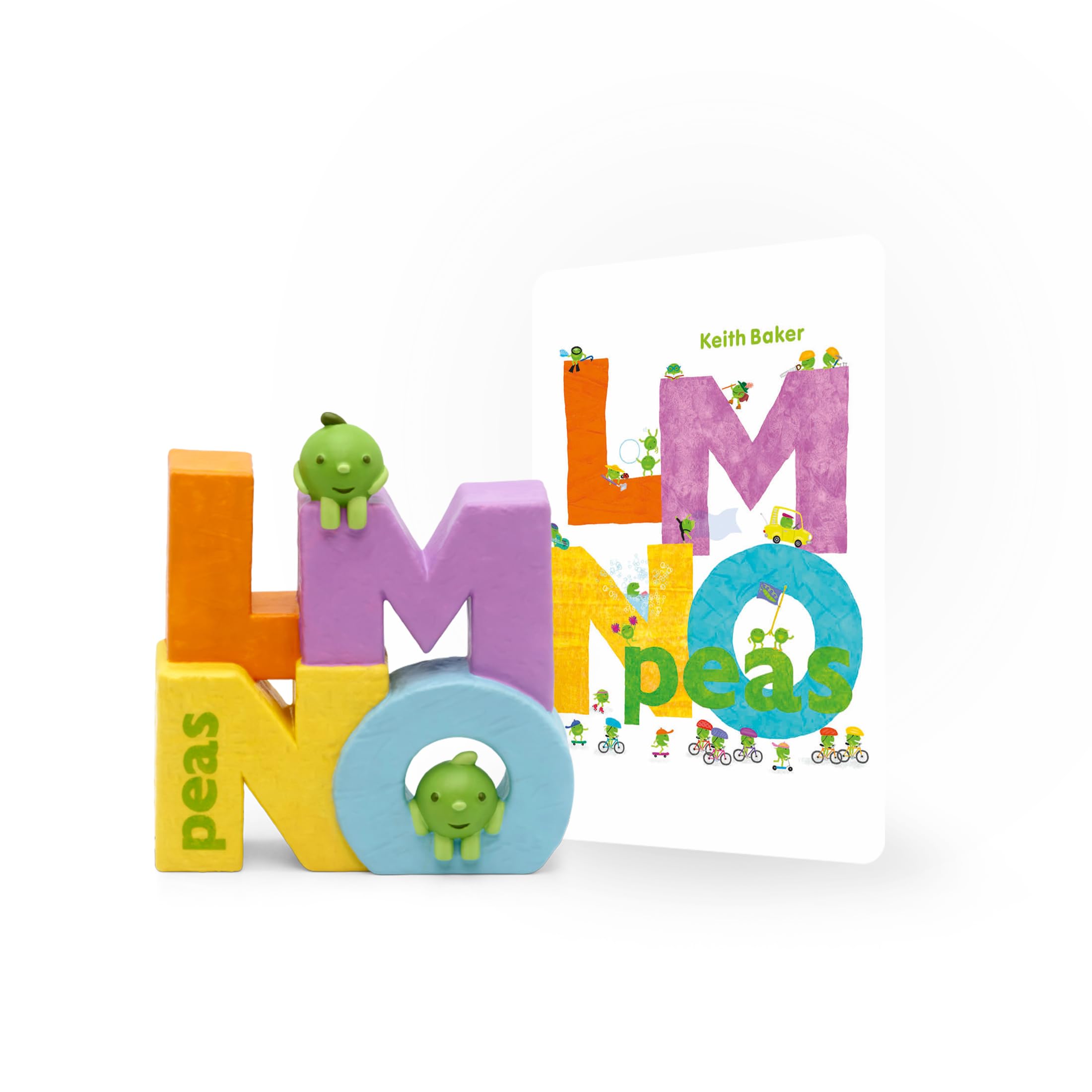 Tonies LMNO Peas Interactive Audio Learning Toy Figurine for Kids – Fun Educational Playtime & Storytelling at Home or School