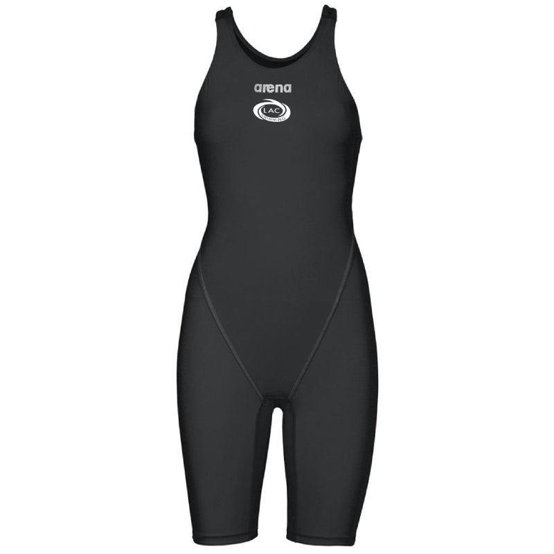 LAC Arena POWERSKIN ST 2.0 Open Back Swimsuit with Logo - High Performance Competitive Swimwear for Women & Girls, Perfect for Lap Swimming, Training, and Water Sports