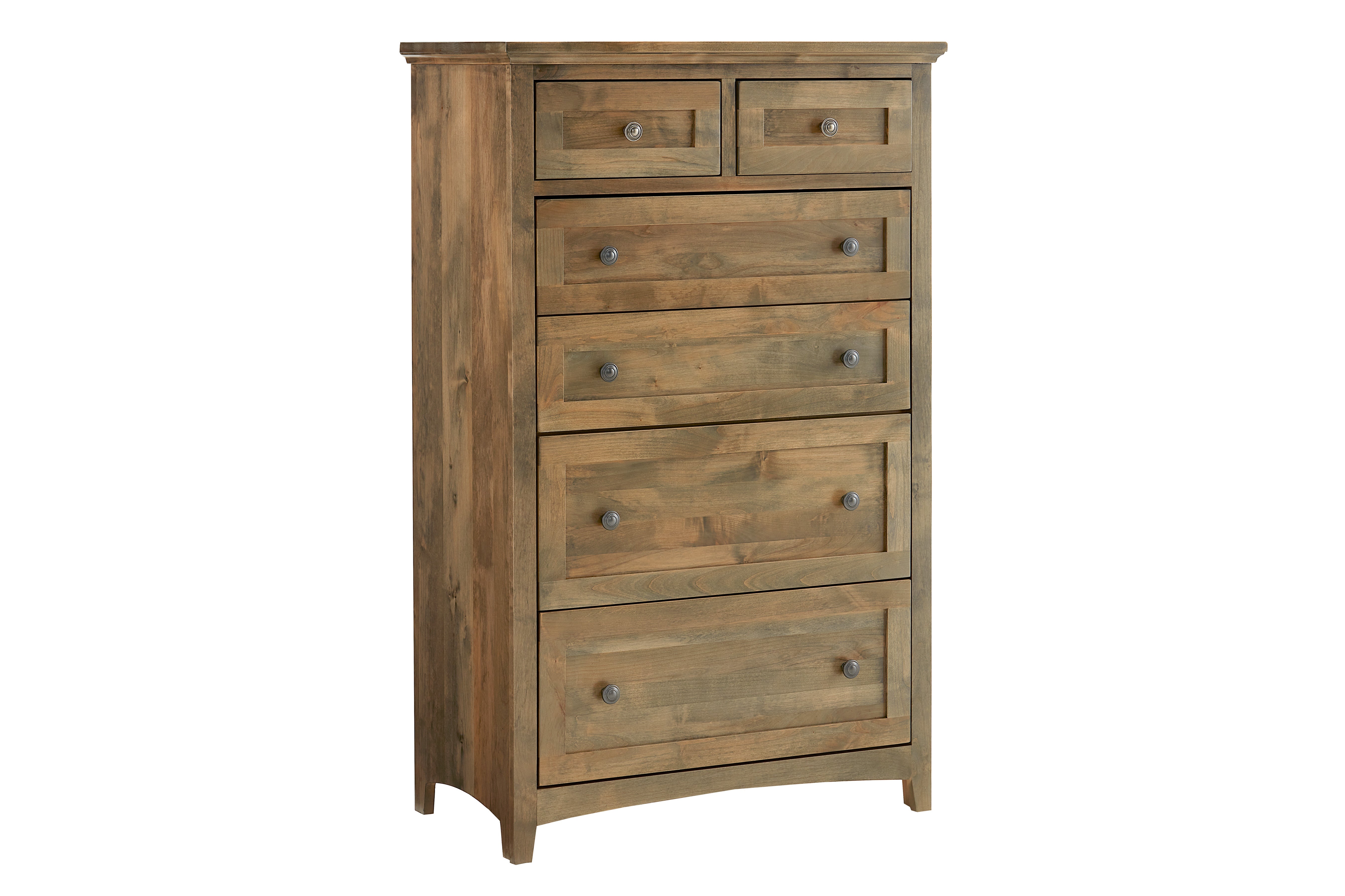 Emmerson 6-Drawer Wooden Dresser Chest - Stylish Bedroom Storage Organizer for Clothes, Linens & Accessories | Perfect for Master Bedroom, Guest Room or Dorm