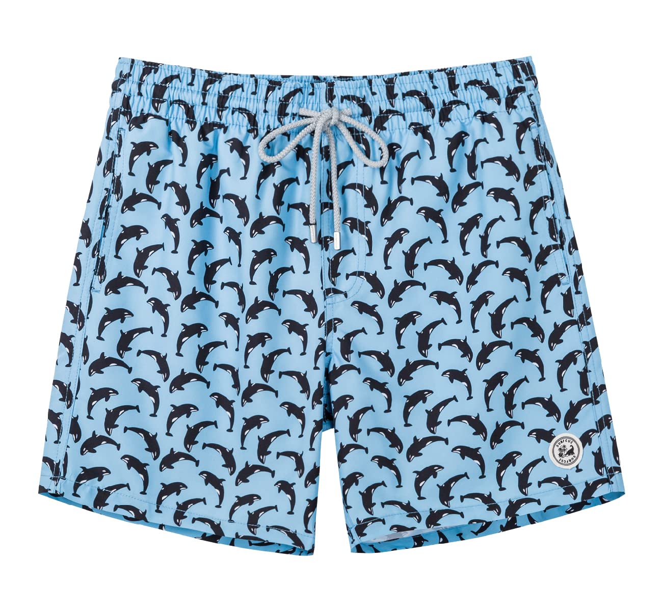 **SURF CUZ Men's Quick Dry Swim Trunks - 7 Inch Inseam Board Shorts with Mesh Lining for Swimming, Beach & Surfing**