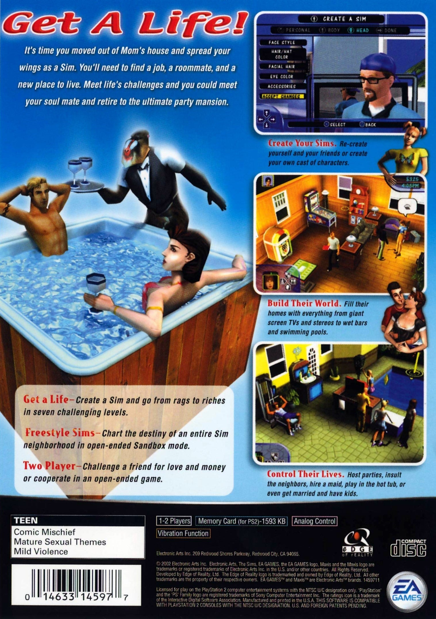 The Sims PS2 Video Games - Pre-Owned Classic Simulation Game for PlayStation 2 | Perfect for Retro Gaming & Collectors
