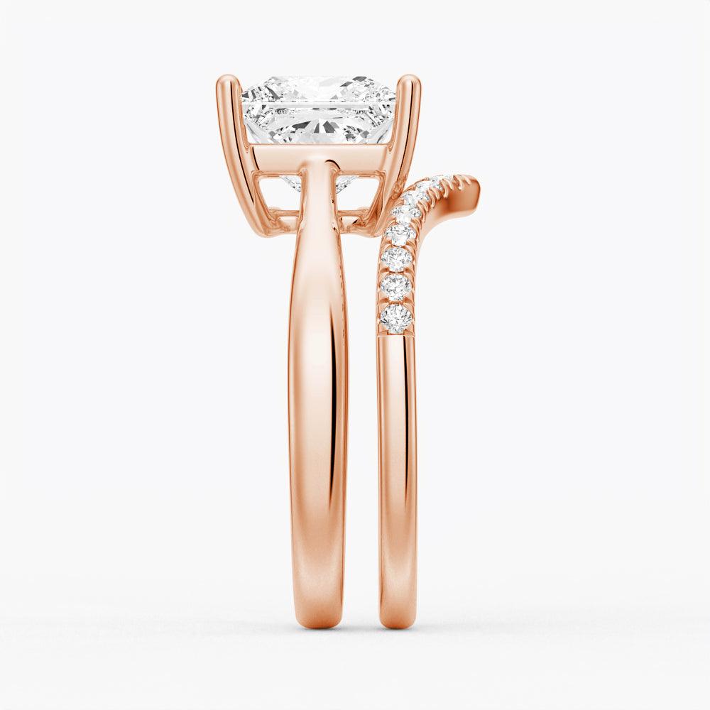 Princess Cut Solitaire Engagement Ring - Classic Elegant Diamond Wedding Band for Women, Perfect for Proposals, Anniversaries & Special Occasions