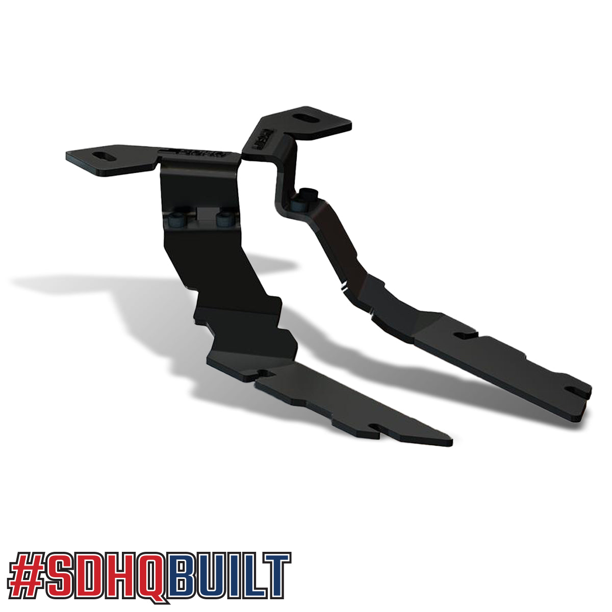 SDHQ Built A-Pillar Light Mounts for 2019-2025 Ram 1500 - Off-Road LED Light Bar Brackets for Enhanced Visibility in Night Driving & Off-Road Adventures