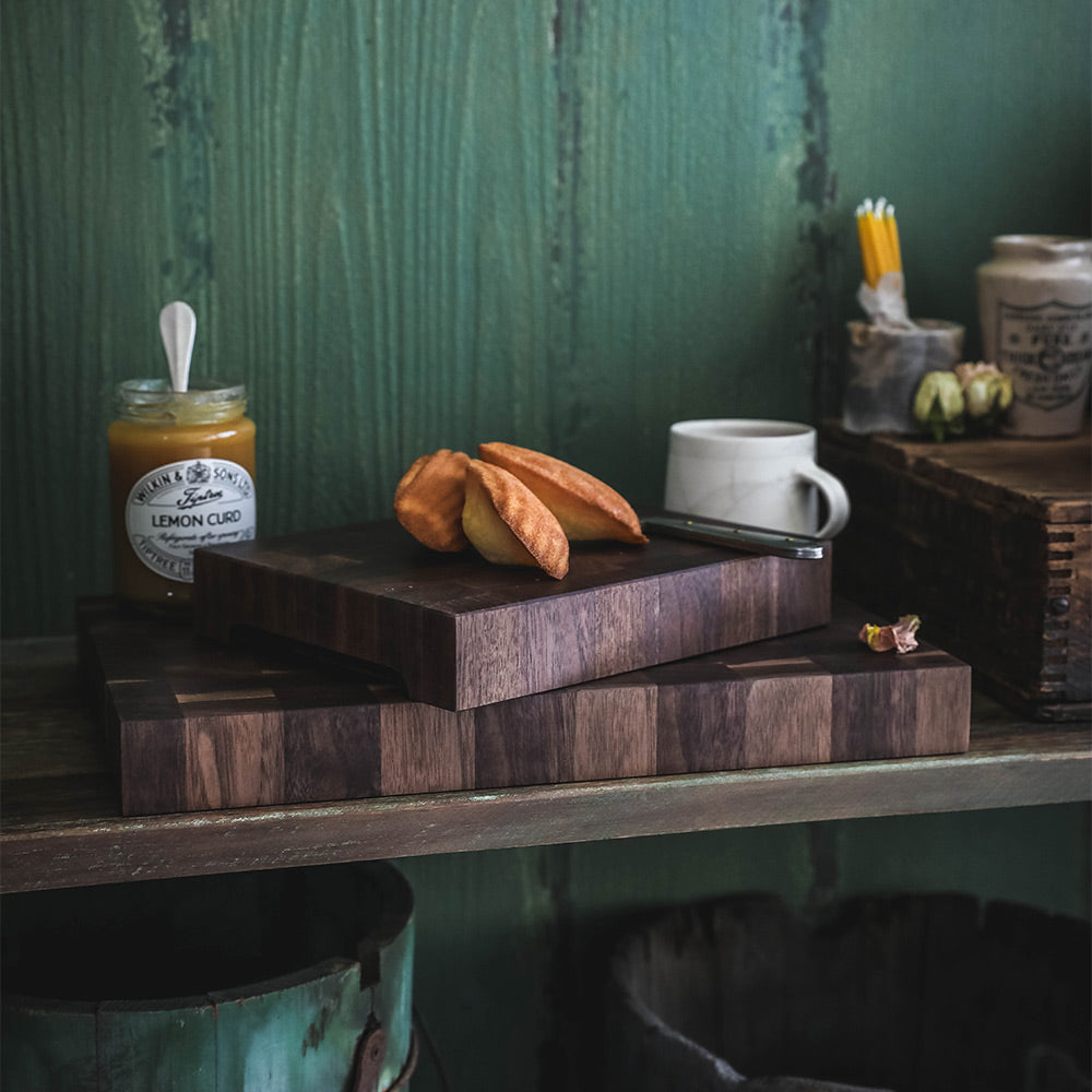 Premium Walnut End Grain Cutting Board - Durable Wood Chopping Block for Kitchen - Perfect for Slicing, Dicing & Serving - Ideal for Home Chefs & Professional Kitchens