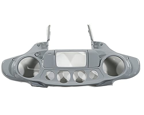 **Premium Apple Green/White Gray Inner Fairing Speedometer Cover for Harley Electra Glide, Street Glide & Ultra Limited (2014-2020) - Durable Fit & Stylish Upgrade for Motorcycle Dash Protection**    *(Perfect for Long Rides, Custom Bike Builds & Enhanced Aesthetics on Harley Touring Models)*