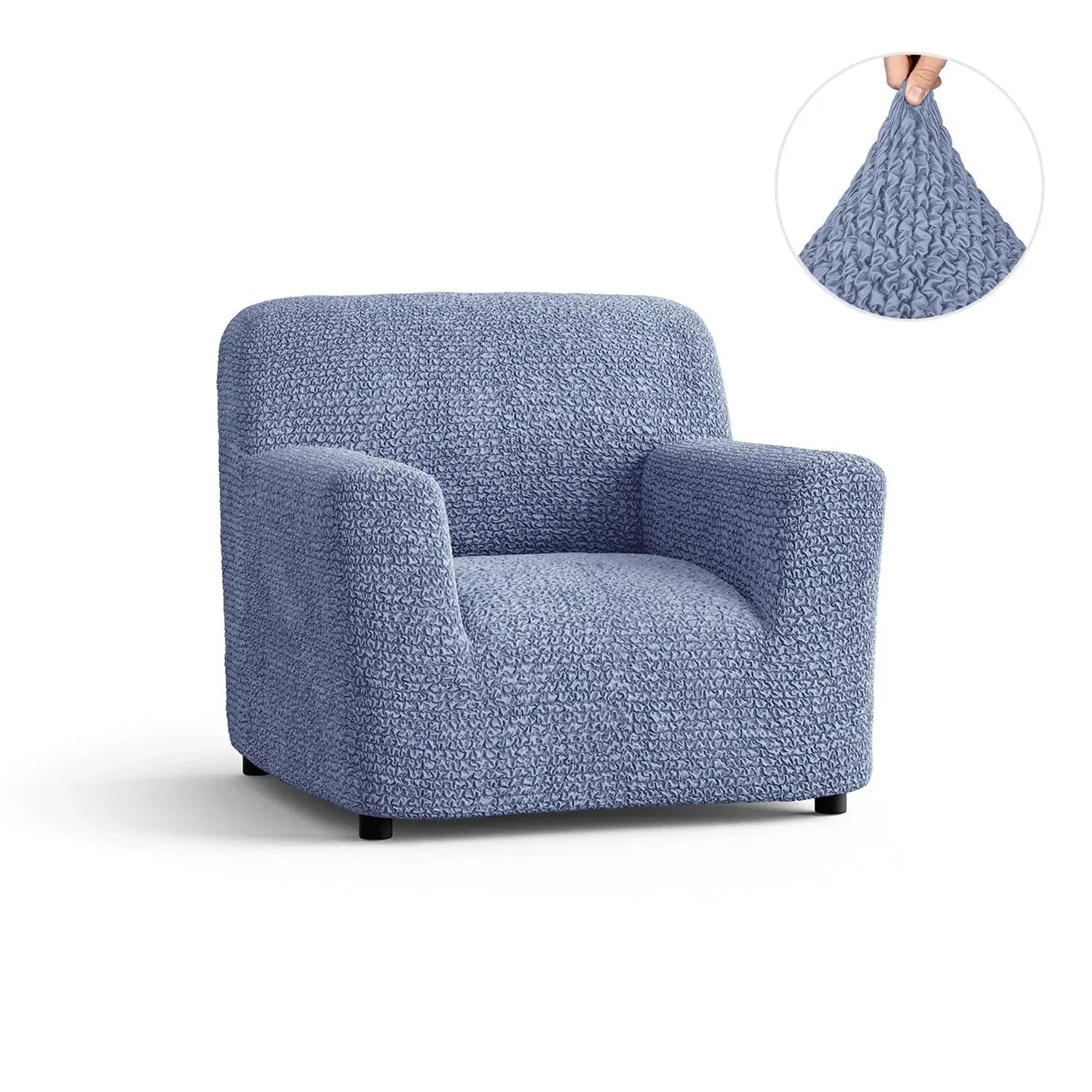 Microfiber Armchair Slipcover - Stretchable Furniture Protector for Living Room, Bedroom & Office - Easy Washable Sofa Cover for Pets & Kids