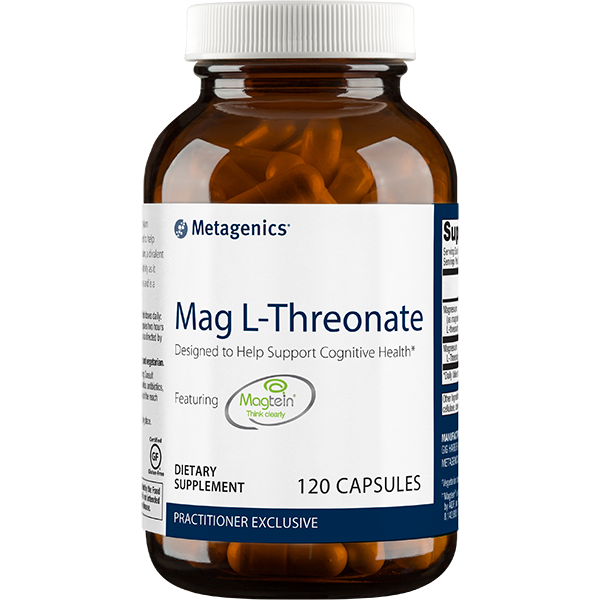 Magnesium L-Threonate Supplement 120 Capsules - Supports Brain Health, Memory & Sleep - Vegan, Non-GMO - Perfect for Stress Relief & Cognitive Function