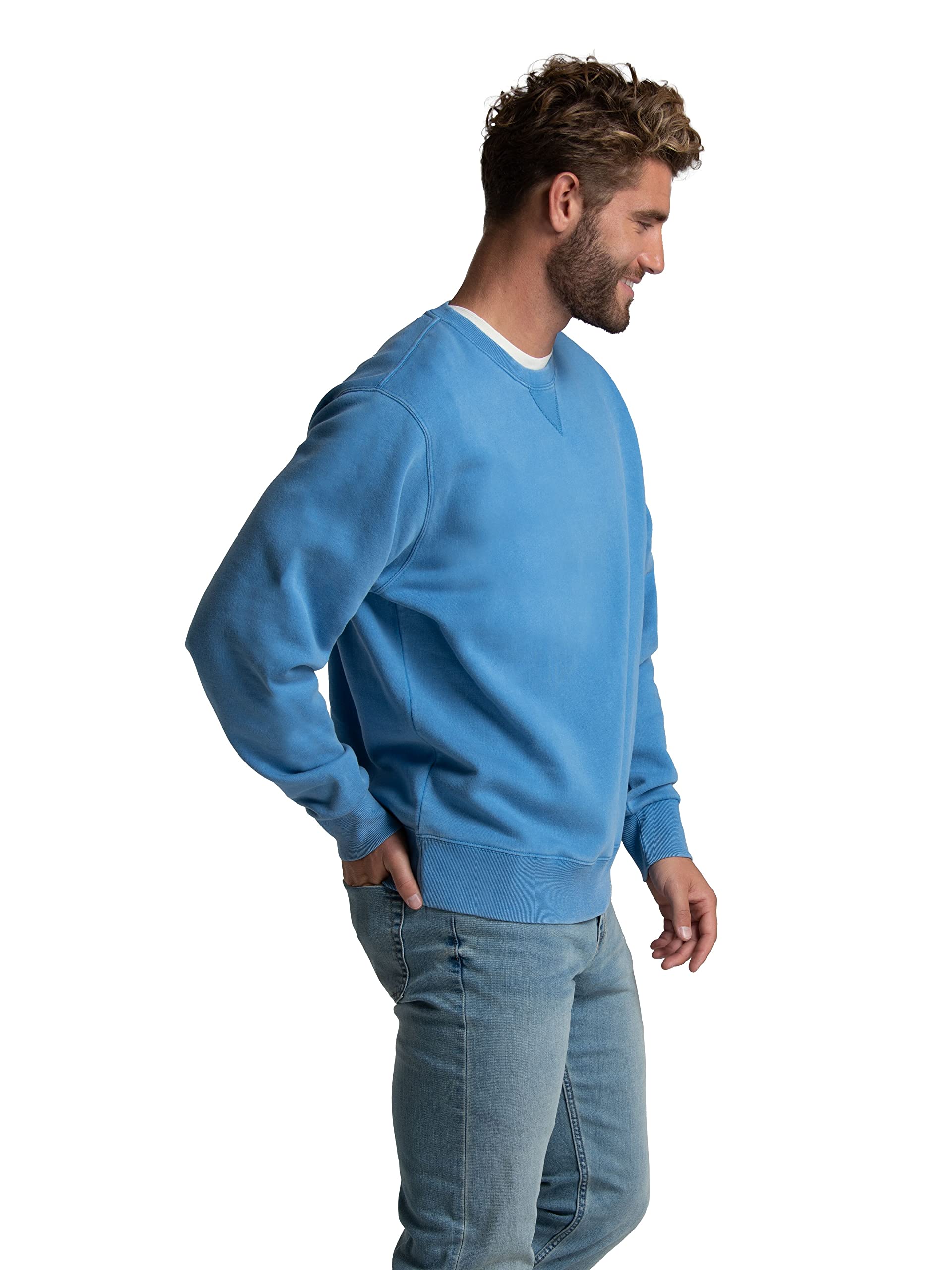 Fruit of the Loom Men's Crafted Comfort Fleece Sweatshirts, Hoodies & Sweatpants - Super Soft Cotton Blend for Casual Wear, Lounge & Workout
