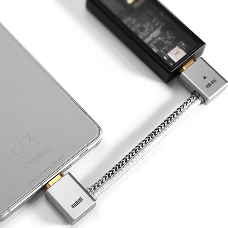 DD ddHiFi TC09L/MFi09L USB-C to Lightning OTG Cable - High-Speed Charging & Data Sync for iPhone, iPad, iPod - Perfect for Music Streaming, Gaming & Fast Charging On-The-Go