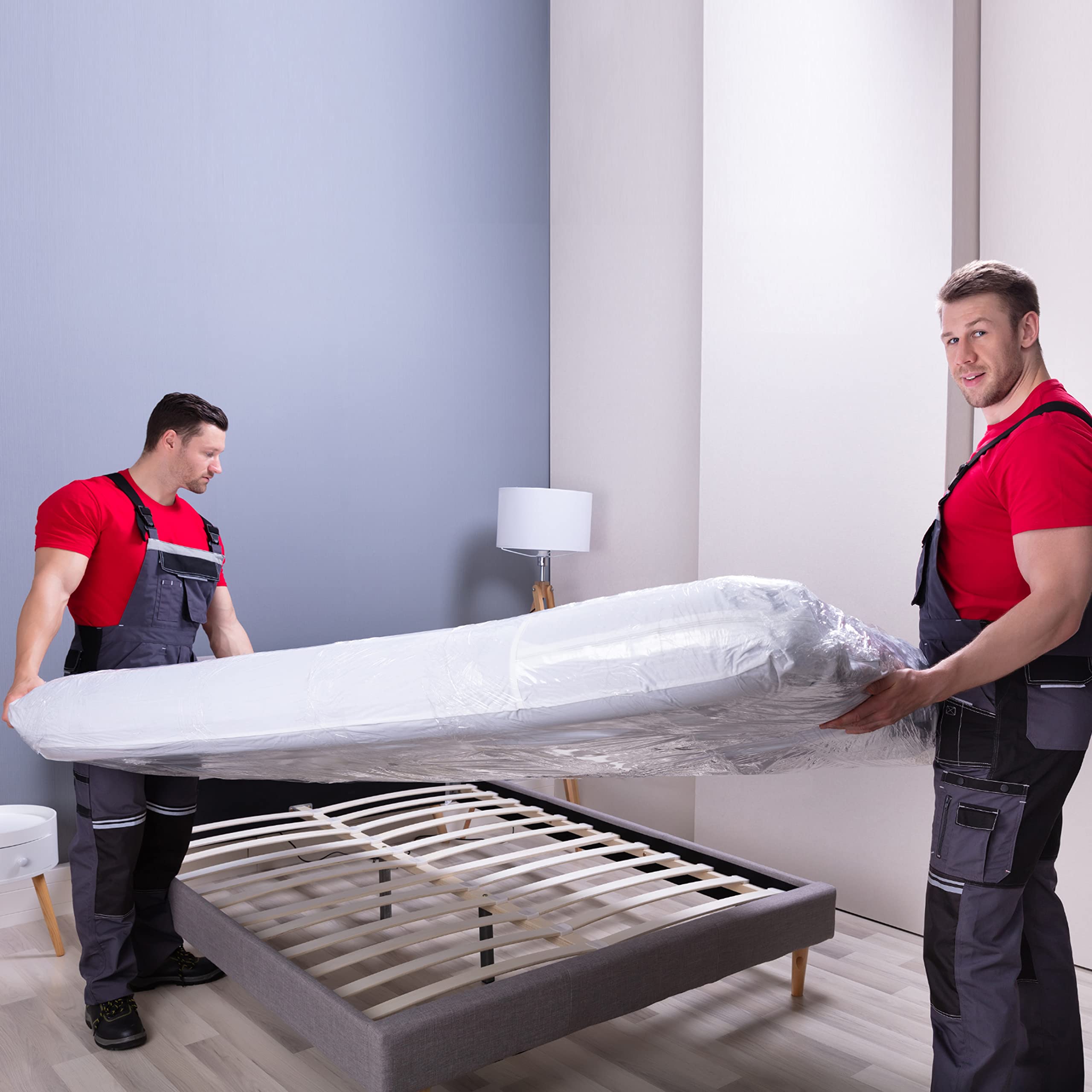 Queen Size Mattress and Furniture Protective Covers (2-Pack) - Waterproof, Dustproof Moving & Storage Bags - Ideal for Moving, Relocating, and Long-Term Storage