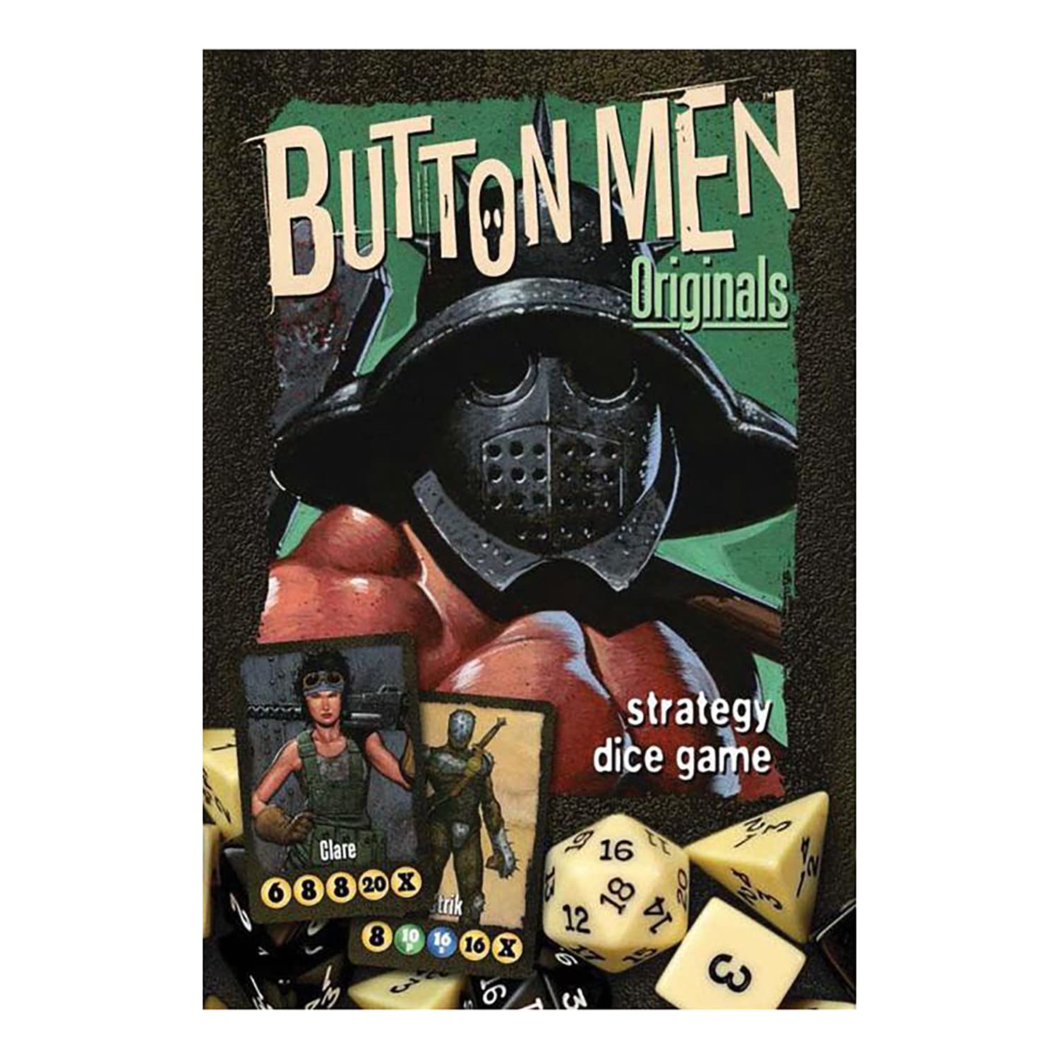 Button Men: Originals - 50 First Edition Characters Strategy Dice Game Expansion by Cheapass Games | Fun Tabletop Battle Game for Parties & Game Nights