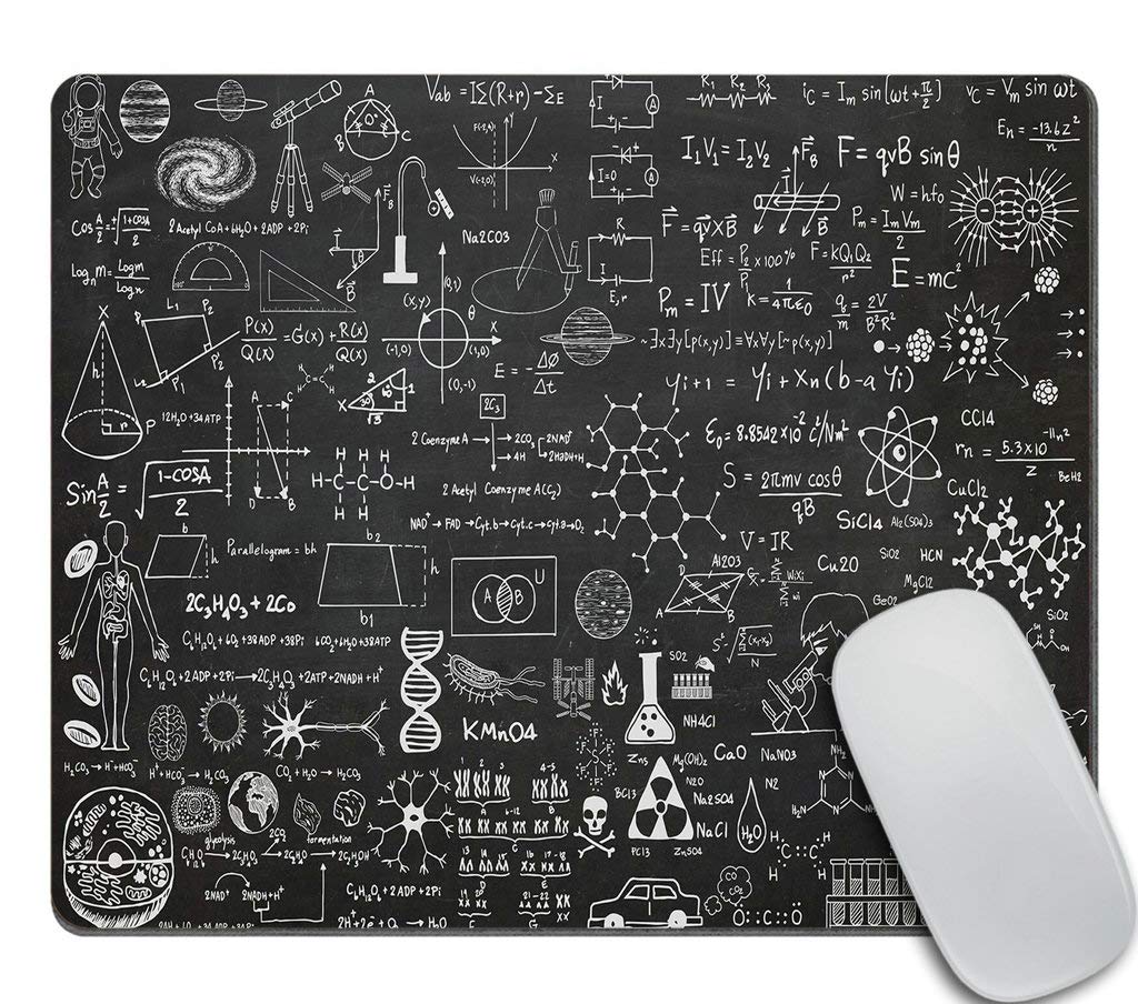 Biology Chemistry Teacher Gift - Custom Non-Slip Rubber Mouse Pad for PC Computer & Gaming | Science-Themed Mouse Mat with Cool Designs | Perfect for Labs, Classrooms & Home Offices