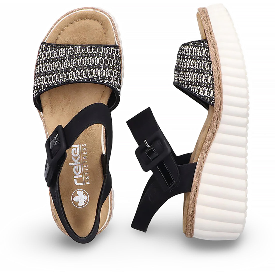 Rieker Rose 61976 Women's Comfortable Casual Shoes - Stylish & Lightweight for Everyday Wear, Walking, and Office Use