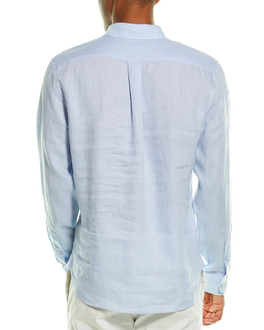 Vince Men's Linen Shirt - Breathable Casual Button Down Shirt for Summer | Lightweight & Comfortable for Outdoor Activities, Travel & Office Wear