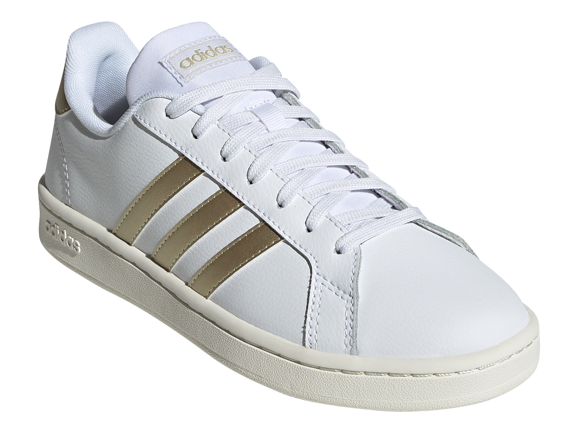 Adidas Women's Grand Court Sneakers - Comfortable White Tennis Shoes for Women | Casual Walking, Gym Workouts & Everyday Fashion