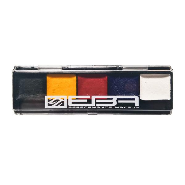 European Body Art Encore Slim Palette - Professional SFX Makeup Kit for Halloween, Cosplay & Theater - Lightweight & Portable for On-the-Go Artists
