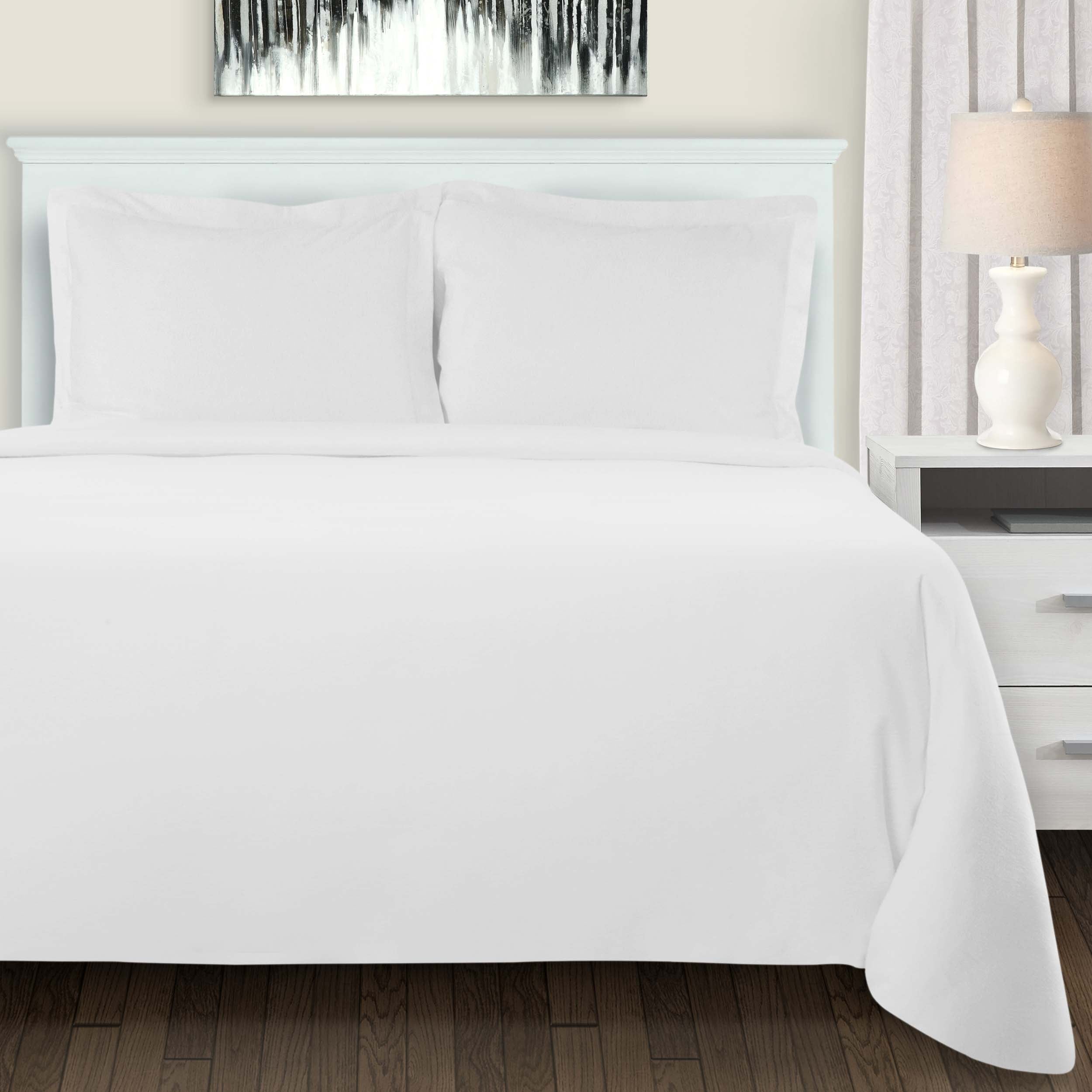 Premium 100% Cotton Flannel Duvet Cover Set - Soft & Cozy Bedding for Winter - Perfect for Master Bedroom, Guest Room & Cozy Nights