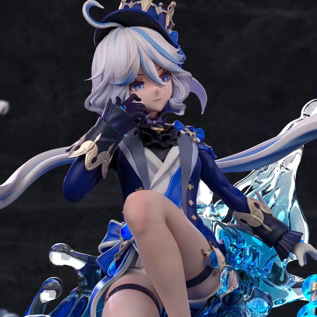 Genshin Impact Furina Cosplay Costume - Official Mi Yin Studio Anime Outfit for Halloween, Conventions & Roleplay