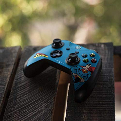Officially Licensed Warner Bros Superman Skin for Xbox One S Controller - Custom Gaming Decal for Enhanced Grip & Style - Perfect for Gamers & Collectors