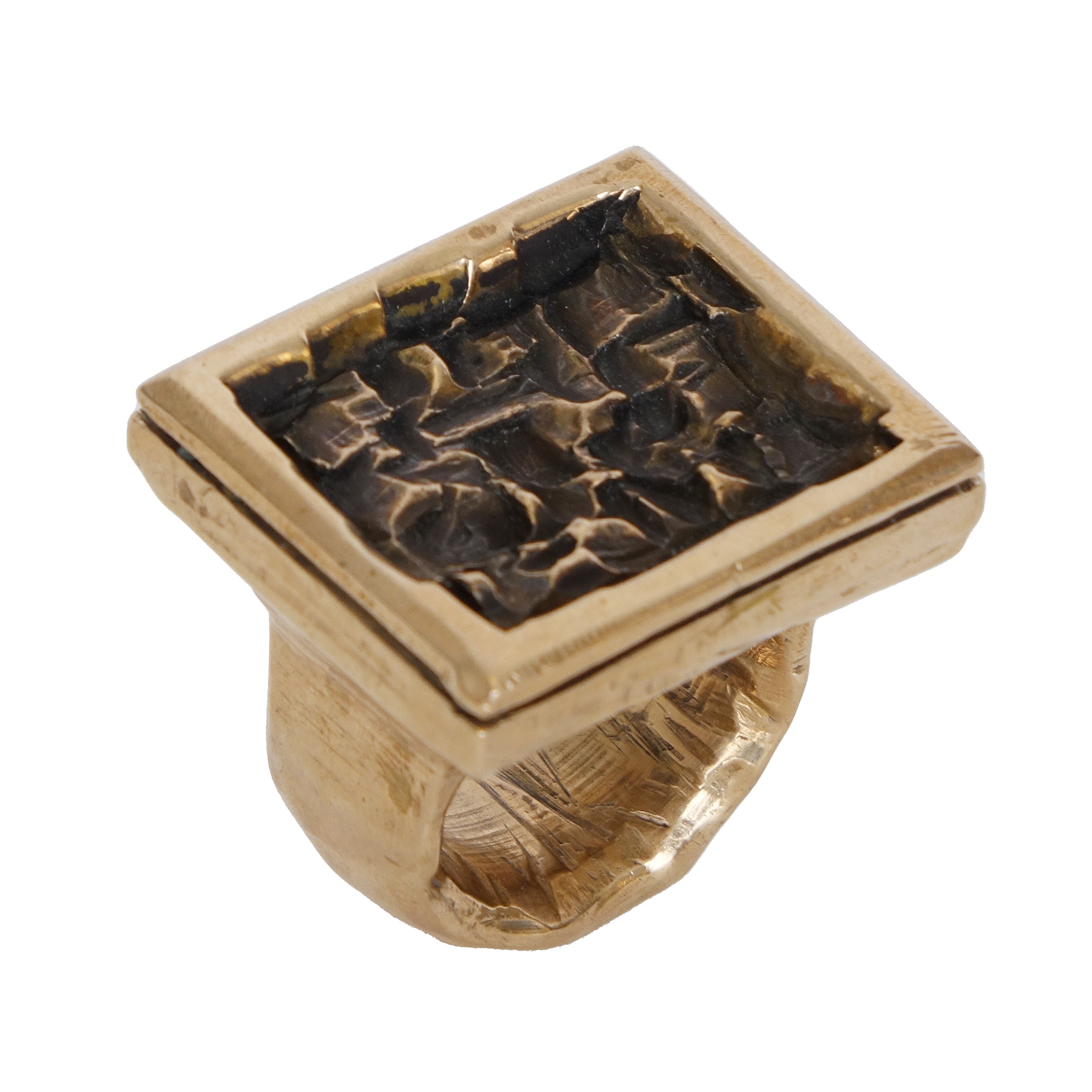 Elegant Bronze Ring No. 62 - Vintage Style Jewelry for Women, Handcrafted Bronze Band with Unique Design | Perfect for Weddings, Parties & Everyday Wear
