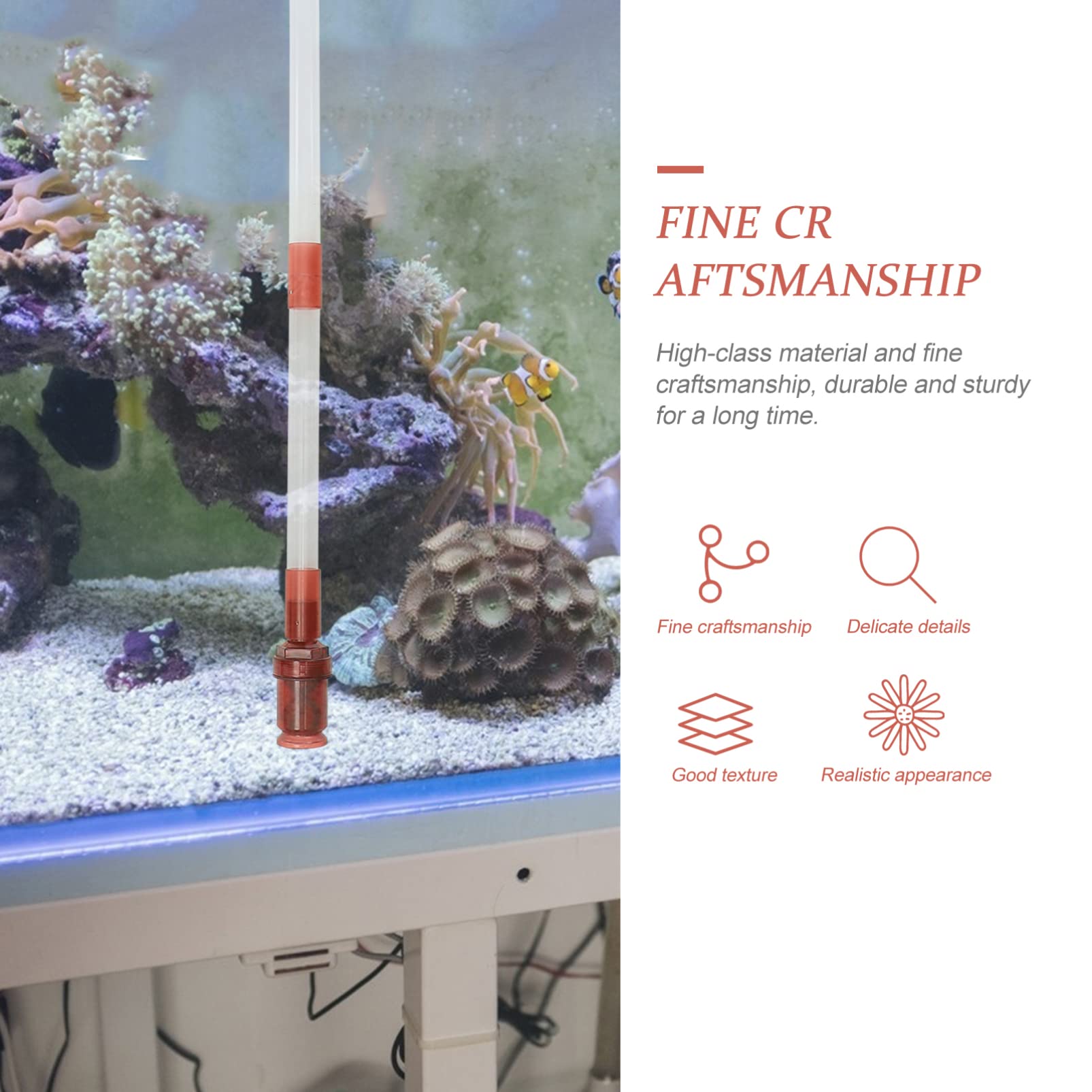 POPETPOP Aquarium Water Changer & Vacuum Cleaner - Fish Tank Cleaning Tool for Easy Water Changes, Gravel Cleaning & Maintenance | Perfect for Freshwater & Saltwater Tanks (10ft Hose Included) | Use for Weekly Tank Cleaning, Water Replacement & Substrate Maintenance
