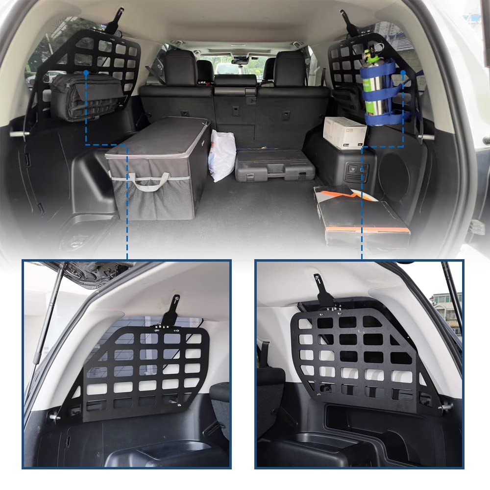 Toyota 4Runner Rear Window MOLLE Panels (2010-2024) | Modular Storage System for Cargo Organization | Durable Trunk Rack Accessories | Perfect for Camping, Off-Roading & Gear Storage