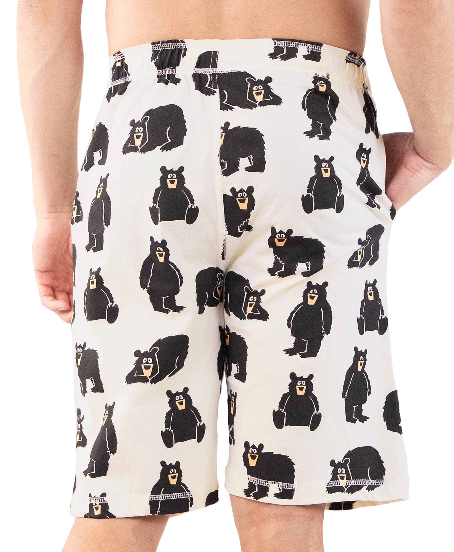Lazy One Men's Pajama Shorts - Soft Cotton Sleepwear & Lounge Pants for Comfortable Sleep, Relaxing at Home or Summer Nights
