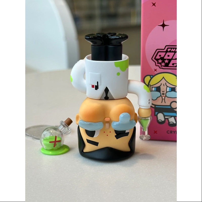 Powerpuff Girls Professor Action Figure - Crybaby Series Collectible Toy for Kids & Fans - Perfect for Display, Play & Gifts