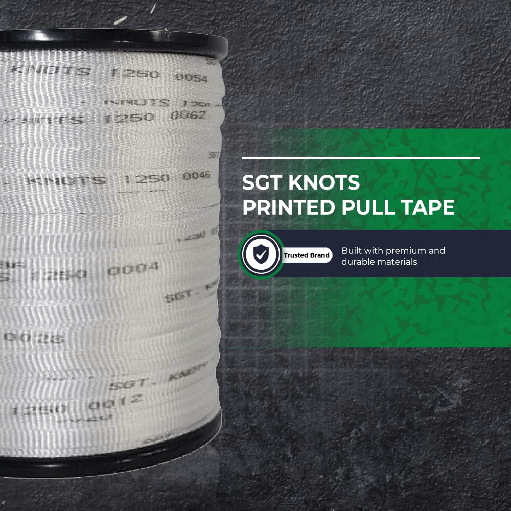 **SGT KNOTS Heavy Duty Polyester Pull Tape - 1/2