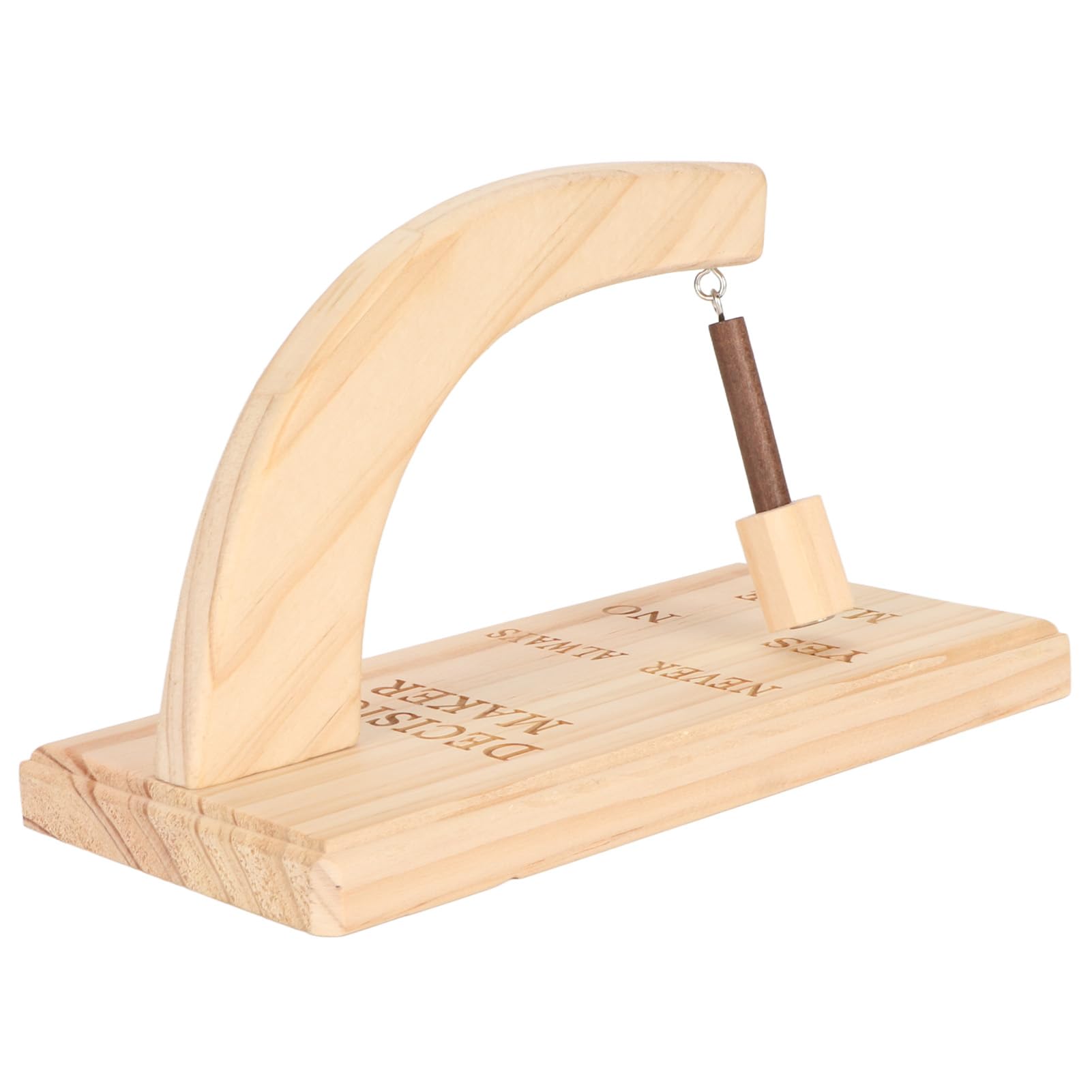 Oak Wood Magnetic Decision Maker Pendulum - Guidance Tool for Bedroom, Office & Meditation | Feng Shui & Spiritual Decision Aid