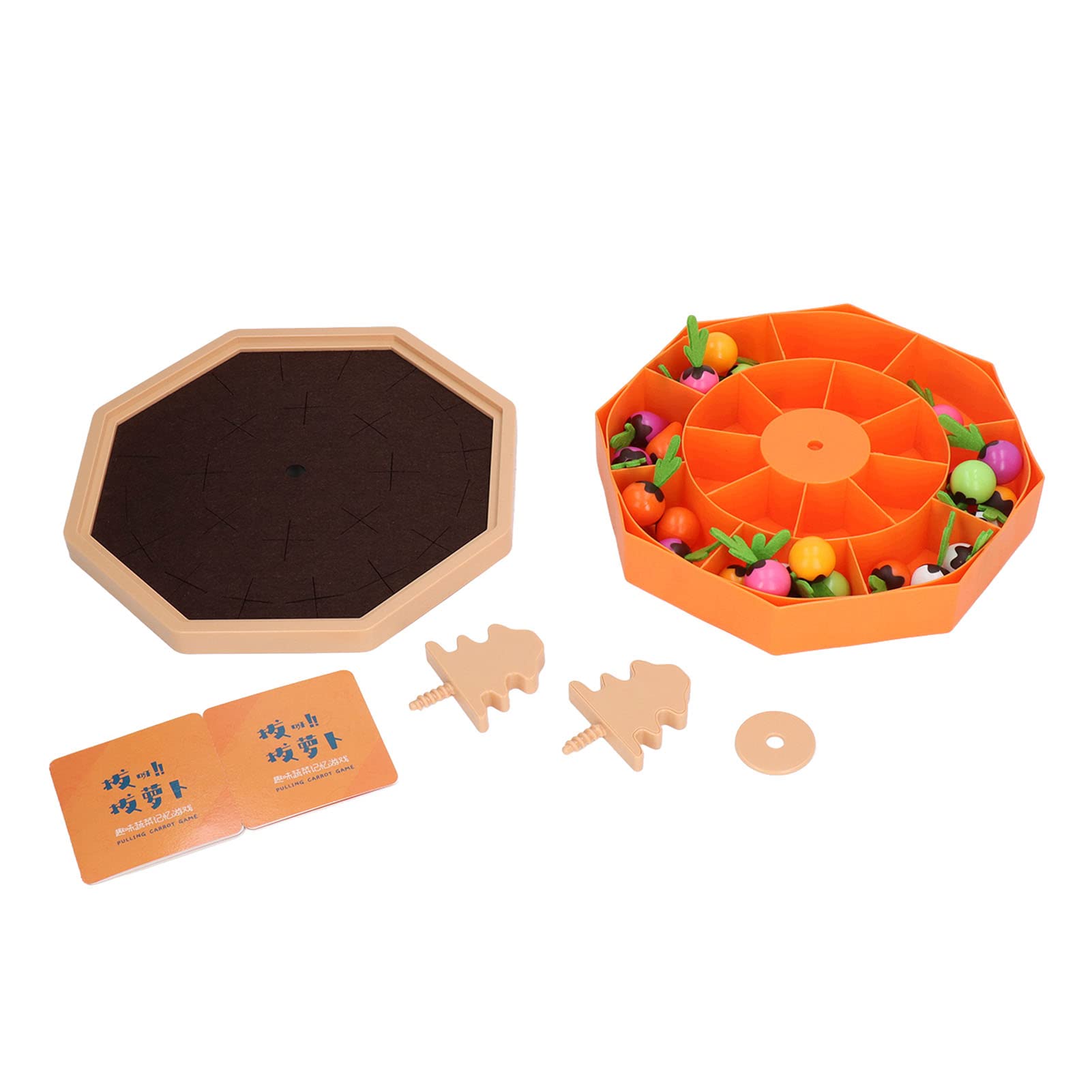SWOQ Carrot Memory Game - Fun ABS Matching & Drawing Toy for Kids - Educational Learning Game for Toddlers & Preschoolers - Perfect for Family Game Nights & Classroom Activities