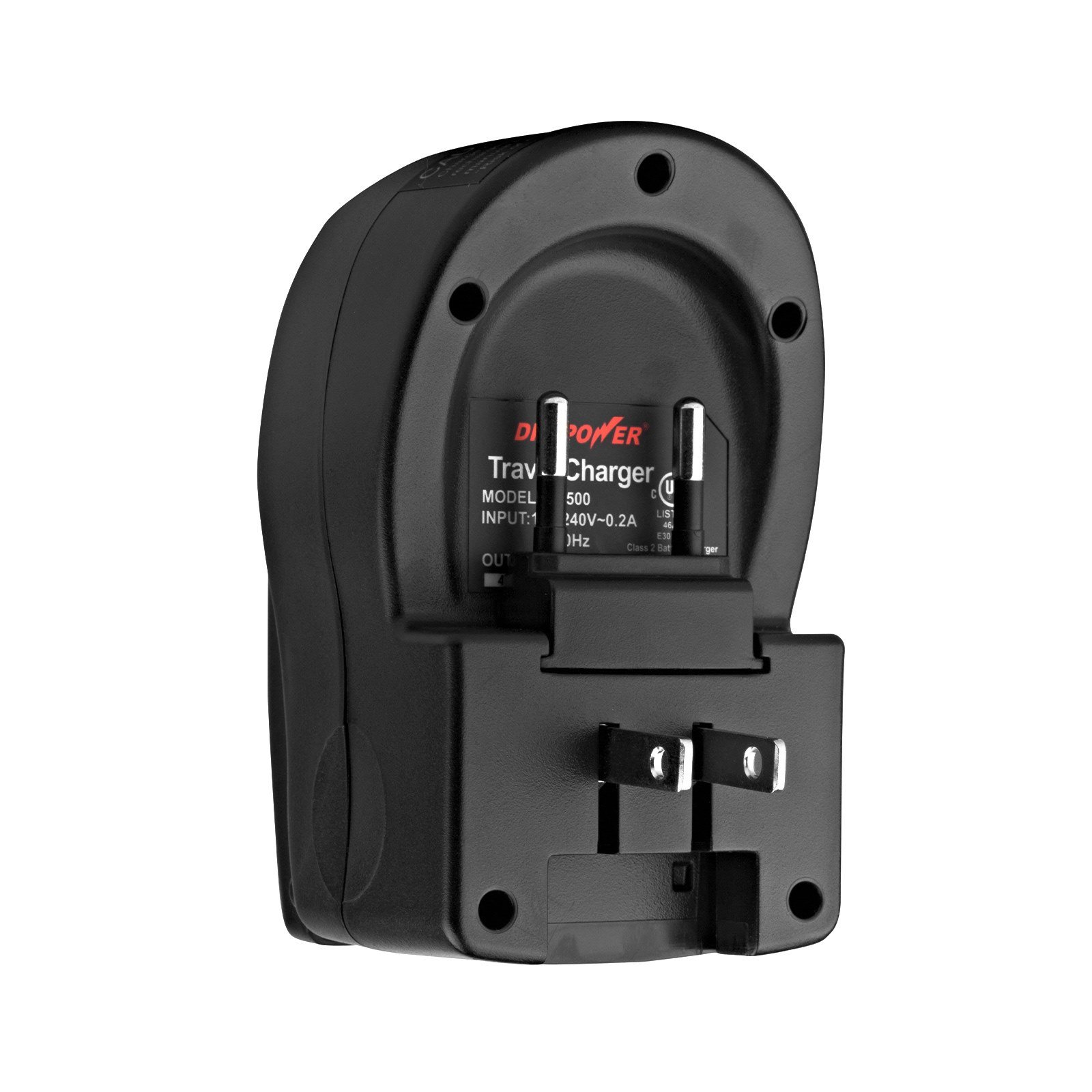 DigiPower TC-500C Universal Travel Charger for Canon NB-4L NB-5L NB-6L NB-7L Batteries - Compact Power Solution for Canon Cameras on Vacation, Business Trips & Outdoor Photography