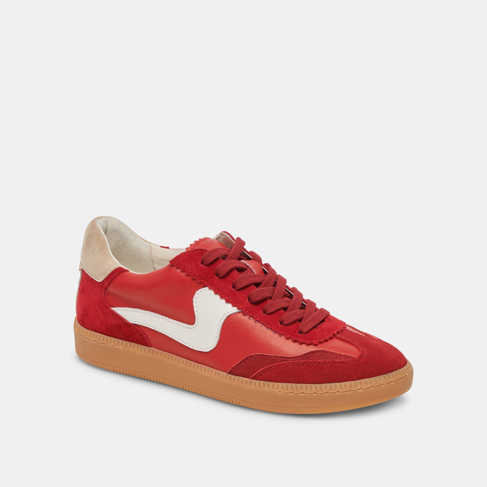 Crimson Suede Notice Sneakers - Stylish & Comfortable Men's/Women's Casual Shoes for Walking, Running & Everyday Wear