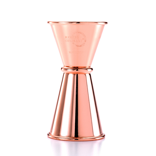 Barfly 0.5 Oz x 0.75 Oz Copper Cocktail Jigger - Perfect for Bartenders, Home Bars & Mixing Professional Cocktails
