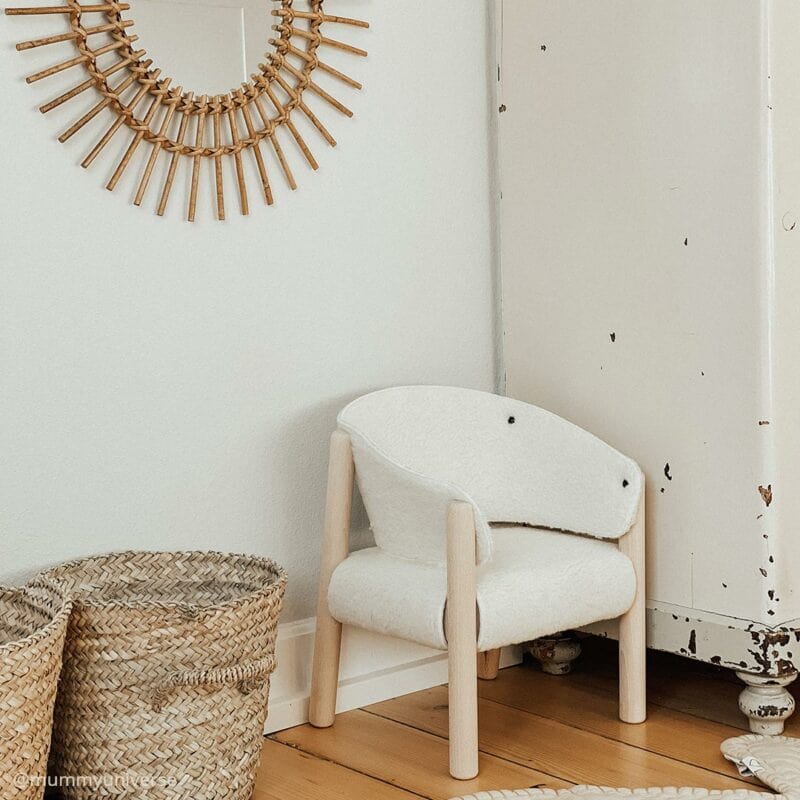 Charlie Crane Saba Kids Wooden Chair - Ergonomic Design for Toddlers & Children - Perfect for Playrooms, Dining, and Learning Spaces