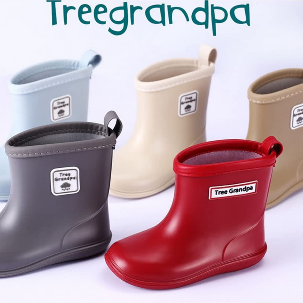 Waterproof Toddler Rain Boots for Boys & Girls - Lightweight Easy-On Baby Rain Boots for Outdoor Play, Puddle Jumping & Rainy Day Adventures