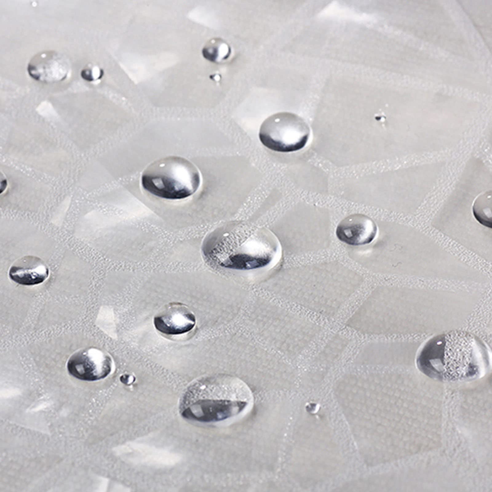3D Water Cube Design Clear Plastic Shower Curtain Liner - 72x80 Inches (180x200cm) - Semi-Transparent Stall & Bathtub Curtain for Bathroom - Perfect for Modern Homes, Apartments & Hotels