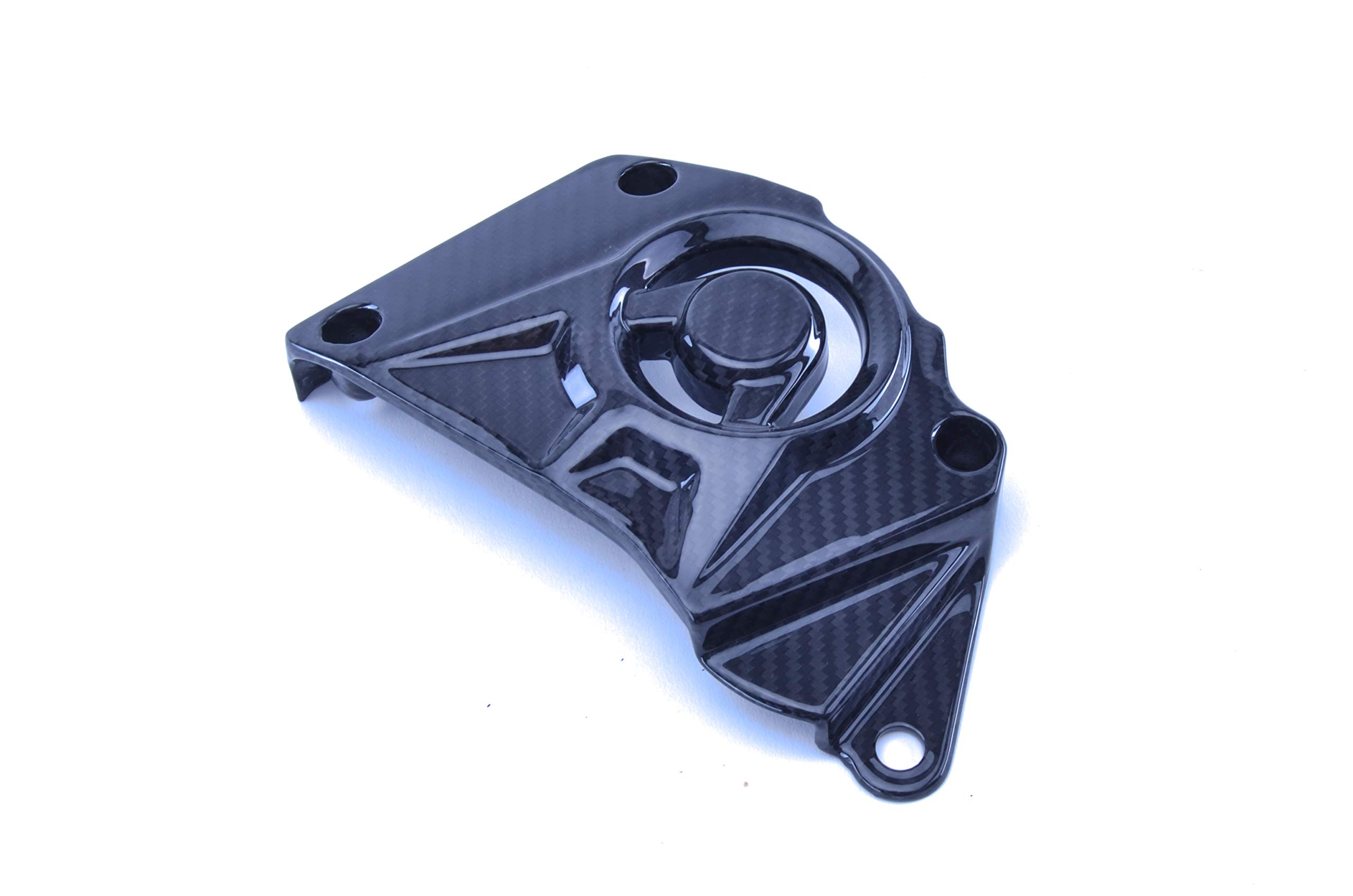 Bestem Carbon Fiber Sprocket Cover Twill Weave for 2015-2019 BMW S1000RR Motorcycle - Lightweight & Durable Aftermarket Part for Racing & Street Performance